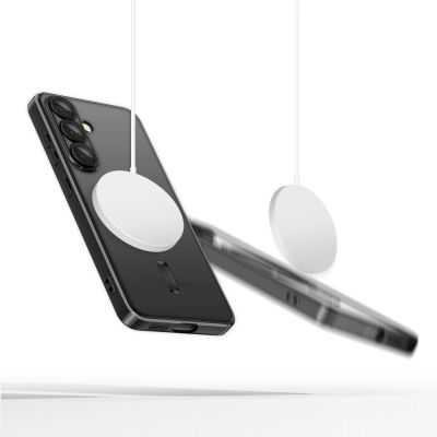 2. Tech-Protect MagMat MagSafe Case for Samsung Galaxy S25 - Clear Black