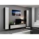 16. VIGO full display cabinet '180' 180/40/30 black/white half