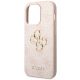 6. Guess 4G Big Metal Logo case for iPhone 15 Pro - pink