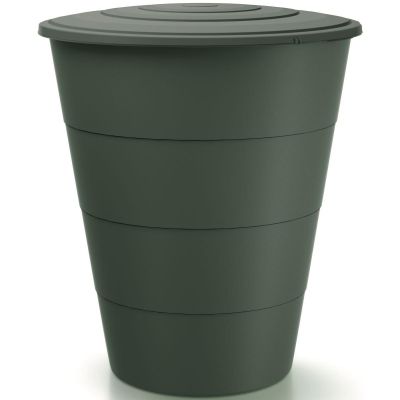 4. RAINWATER TANK SMOOTH 210L FOREST GREEN
