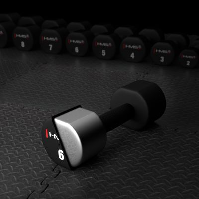 5. HPT06 2 x 6 KG POLYURETHANE TPU HMS Dumbbells