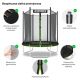 5. ZIPRO 4FT Jump Pro Outdoor Round Coil Springs Garden Trampoline