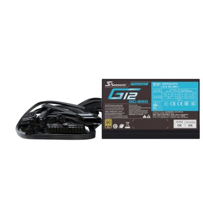 2. Seasonic Netzteil 850W G12 GC-850 80+Gold ATX Power Supply Module Black