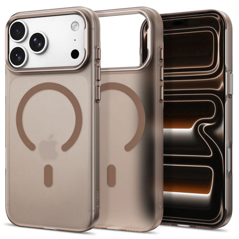 Tech-Protect MagZero MagSafe case for iPhone 17 Pro / 18 Pro - brown matte