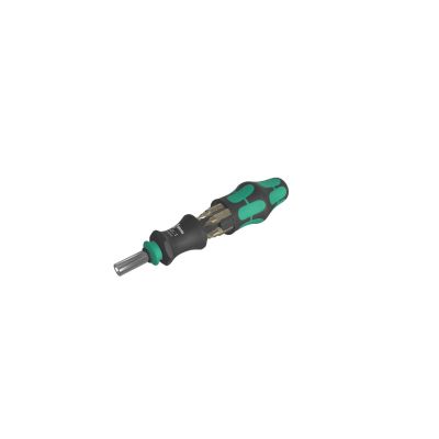 2. WERA 1/4" bit holder with magnet + 6 bits