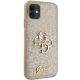 4. Guess GUHCN61HG4SGD case for iPhone 11 / Xr - gold Glitter Script Big 4G