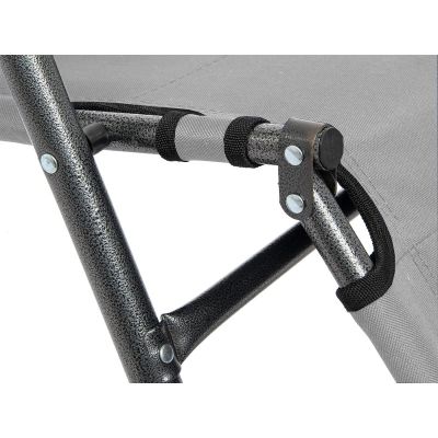 23. MULTIPLE-POSITION LEVEL CHAIR WITH HEADREST, GRAY