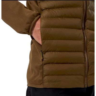 8. Berghaus Vaskye Hooded Hybrid Jacket, Size L, Brown
