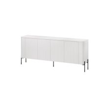 VERA chest of drawers 190x40x80 white matt