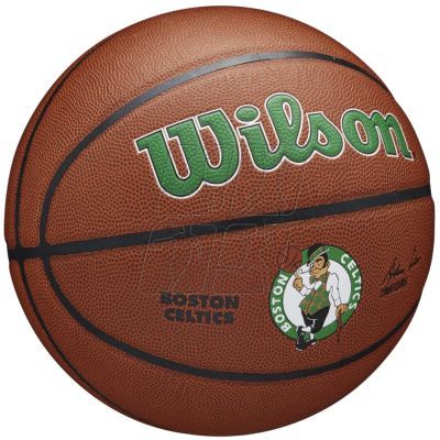 6. Basketball Wilson Team Alliance Boston Celtics Ball WTB3100XBBOS