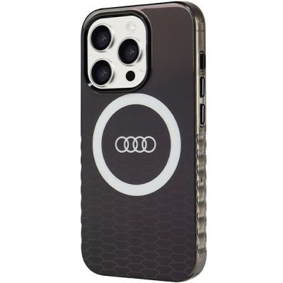 2. Audi IML Big Logo MagSafe case for iPhone 15 Pro - black