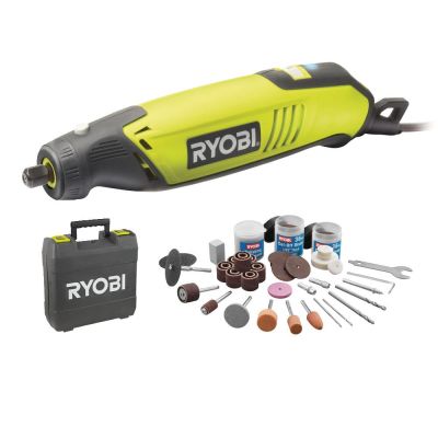 RYOBI EHT150V 150W straight grinder, set of 115 accessories