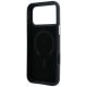 7. BMW Sign Deboss Quilted Metal Logo MagSafe Case for iPhone 18 Pro / 17 Pro - Dark Gray
