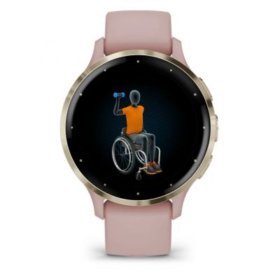 14. Garmin Venu 3S 41mm Golden Rose Watch