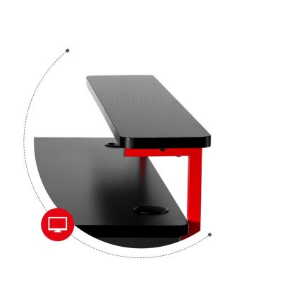 7. HZ-Hero 5.0 Red Gaming Desk