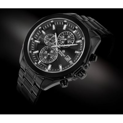 2. Men's Watch Giewont Chronograph Sapphire Black GW7290-B1