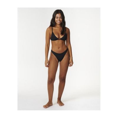 4. RIP CURL Premium Surf Hi Leg Skimpy Swim Briefs Black