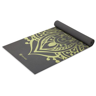 11. Gaiam Cool Matcha Sundial Layers 5mm 65735 yoga mat