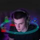 16. QCY Heroad V200 Tri-Mode Gaming Headphones with 7.1 Sound, 240h Battery, and Detachable Microphone - Black