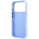 7. Guess Saffiano Peony & Ring MagSafe case for iPhone 17 Pro / 18 Pro - light blue