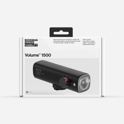 3. BOOKMAN Volume Front 1500 bicycle light - HERE