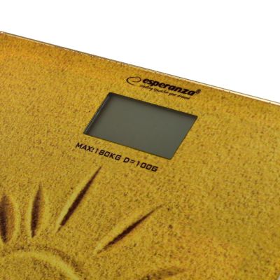 3. Esperanza Sunshine EBS006 Bathroom Scale (Sand Color)
