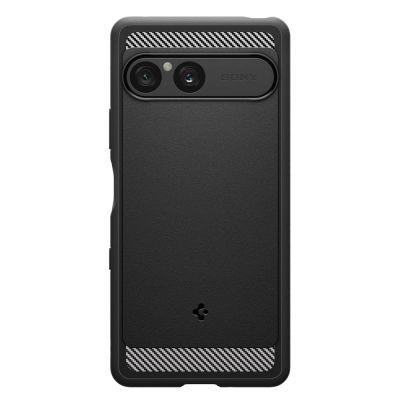 2. Spigen Rugged Armor Case for Sony Xperia 10 VII - Matte Black