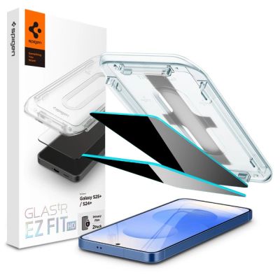 Spigen Glas.TR "Ez Fit" Privacy HD 2-pack privacy glass for Samsung Galaxy S24+ / S25+