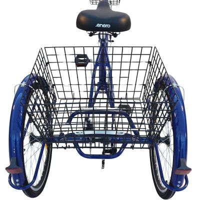 10. 3-WHEEL BIKE 24 NAVY BLUE SHIMANO -7 SPEED LOWER FRAME 1060965