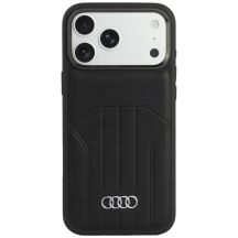 Audi Synthetic Leather Case MagSafe for iPhone 18 Pro Max / 17 Pro Max - Black