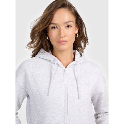 4. Women's zip-up hooded sweatshirt 4F 4FRMM00TSWSF2772-27M