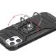 5. Wozinsky Ring Armor Case Kickstand Tough Rugged Cover for iPhone 13 mini blue
