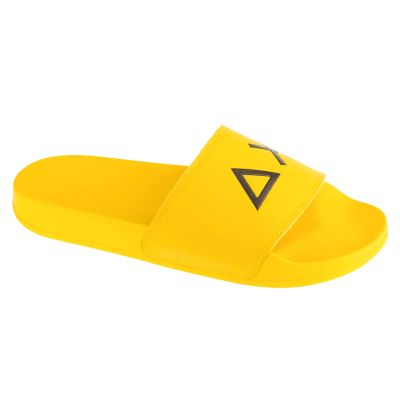 SUN68 Slippers Logo X36110-23 Yellow 43