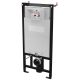 Concealed frame for wall-hung toilet bowls