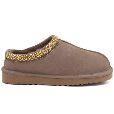 2. Beige leather insulated slides Vinceza 97970