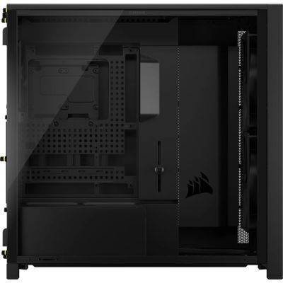 3. Corsair FRAME 5000D WOOD RS Midi Tower Black, Walnut