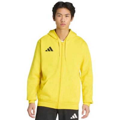8. Men's adidas Entrada 26 Full Zip Hoody Yellow KF8964