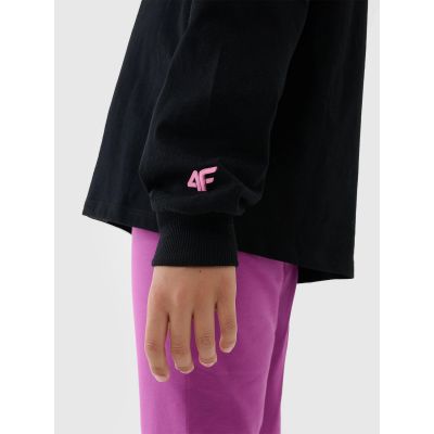5. Longsleeve oversize smooth girls 4F 4FJWSS25TLONF377-20S