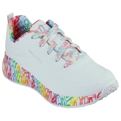 2. Skechers Women's UNA LITE EXUBERANT HEARTS Sneakers 177976 WMLT
