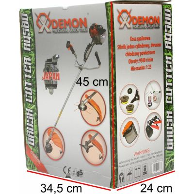 DEMON RQ580 petrol brushcutter with line