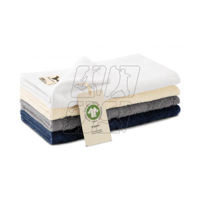 Small unisex towel Organic (GOTS) (almond)