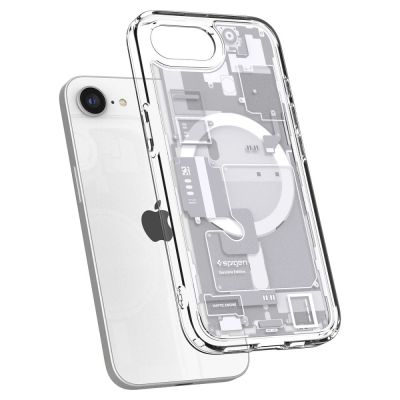 8. Spigen Ultra Hybrid MagSafe Case for iPhone 16e / 17e Zero One - White