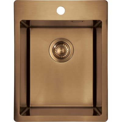 Single-bowl steel sink