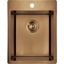 Single-bowl steel sink