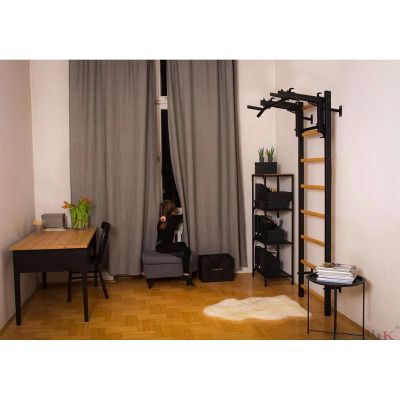2. BENCHK GYMNASTICS WALL BARS WITH METAL PULL-UP BAR AND 6 GRIPS 231B