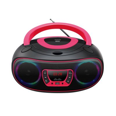 2. Denver TCL-212BT PINK portable CD player black, pink