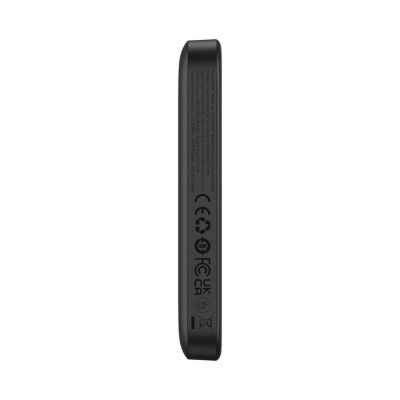 5. Baseus Magnetic Mini Air 6000mAh 20W Powerbank with Inductive Charging and Baseus Simple USB-C Cable (20V/3A) 30cm - Black