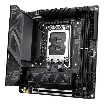 9. ASUS ROG STRIX B860-I GAMING WIFI Intel B860 LGA 1851 (Socket V1) mini ITX