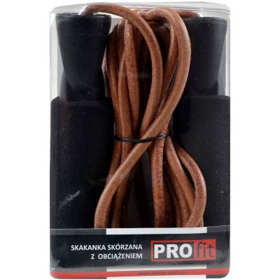 7. LEATHER SKIPPING ROPE WITH WEIGHT PROFIT FIT DK 1023