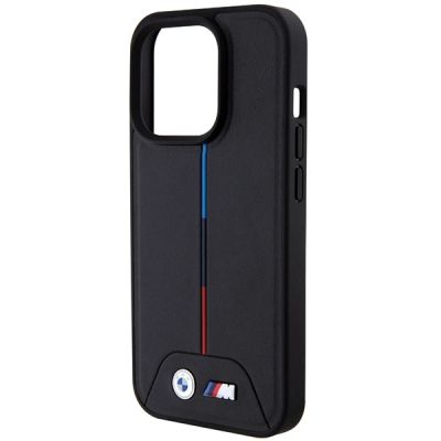 6. BMW Quilted Tricolor MagSafe case for iPhone 15 Pro - black